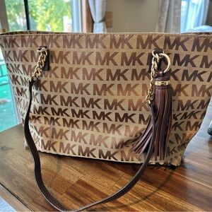 Tan Michael Kors purse